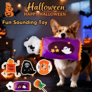 Bite Resistant Cotton Rope Dog Toy for Teeth Grinding Plush Self-Soothing Sound Feature to Relieve Boredom And Teeth Relief