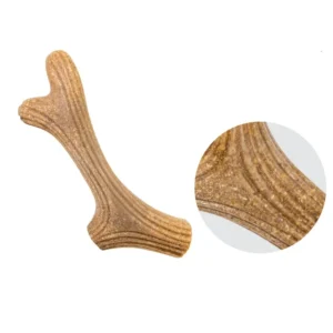 Real pine antler dog chew toy that does not hurt your pet's teeth and gums Chew Stick is indestructible and durable